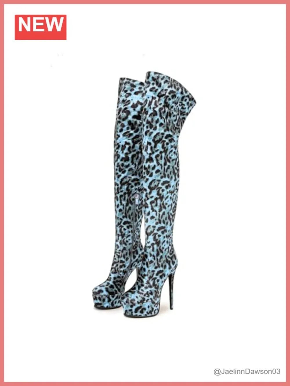 Suede Over-The-Knee Boots Stiletto Heel Platform Round Toe Side Zip Women's